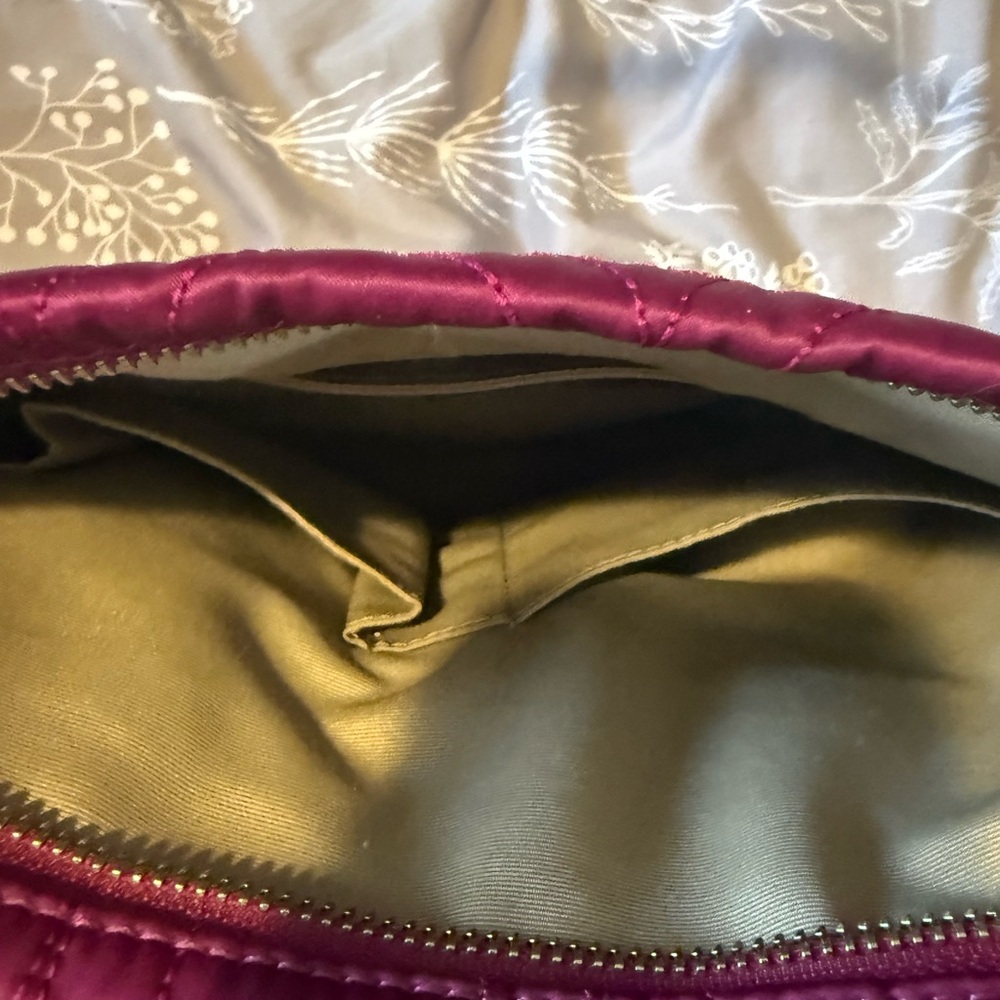 COACH Magenta Sequin Circle Tote - Picture 5 of 7